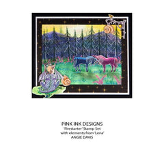 Pink Ink Designs Firestarter 6 in x 8 in Clear Stamp Set-12