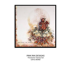 Pink Ink Designs Firestarter 6 in x 8 in Clear Stamp Set-11