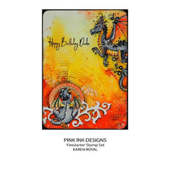 Pink Ink Designs Firestarter 6 in x 8 in Clear Stamp Set-9