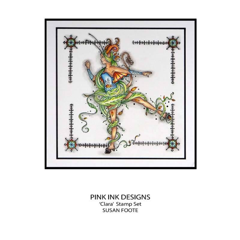 Pink Ink Designs Clara 6 in x 8 in Clear Stamp Set-13