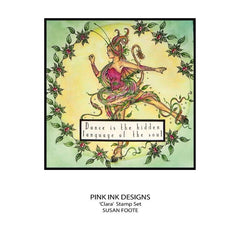 Pink Ink Designs Clara 6 in x 8 in Clear Stamp Set-12