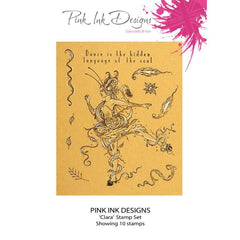 Pink Ink Designs Clara 6 in x 8 in Clear Stamp Set-4