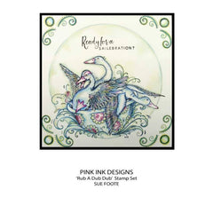 Pink Ink Designs Rub A Dub Dub 6 in x 8 in Clear Stamp Set-3