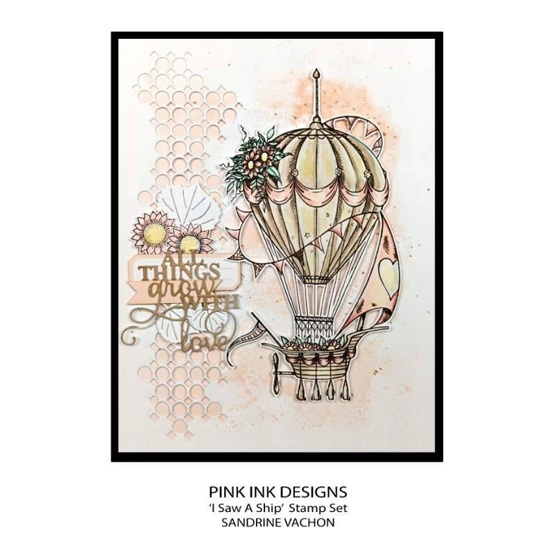 Pink Ink Designs I Saw A Ship... 6 in x 8 in Clear Stamp Set-11