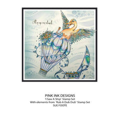 Pink Ink Designs I Saw A Ship... 6 in x 8 in Clear Stamp Set-15