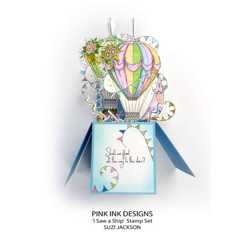 Pink Ink Designs I Saw A Ship... 6 in x 8 in Clear Stamp Set-3