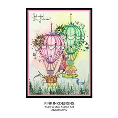 Pink Ink Designs I Saw A Ship... 6 in x 8 in Clear Stamp Set-4