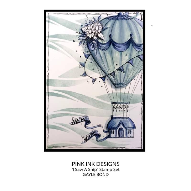 Pink Ink Designs I Saw A Ship... 6 in x 8 in Clear Stamp Set-8