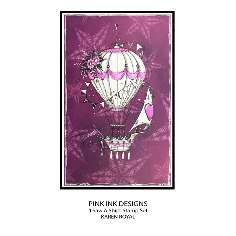 Pink Ink Designs I Saw A Ship... 6 in x 8 in Clear Stamp Set-10