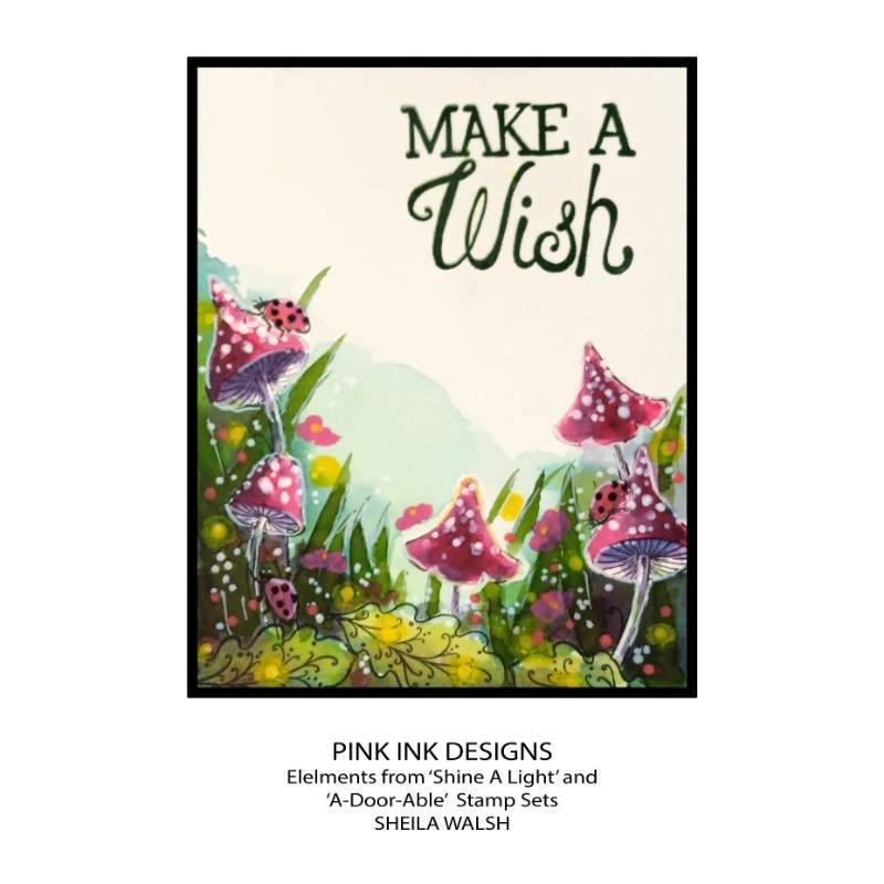 Pink Ink Designs A-Door-Able 6 in x 8 in Clear Stamp Set-8