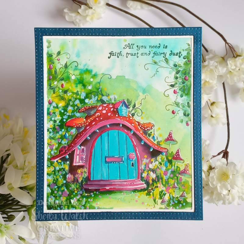 Pink Ink Designs A-Door-Able 6 in x 8 in Clear Stamp Set-5