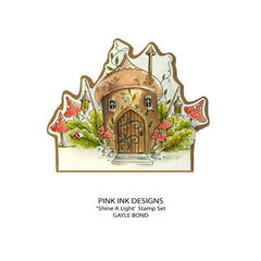 Pink Ink Designs Shine A Light 6 in x 8 in Clear Stamp Set-7