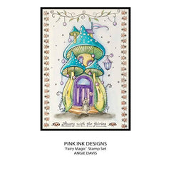 Pink Ink Designs Fairy Magic 6 in x 8 in Clear Stamp Set-11