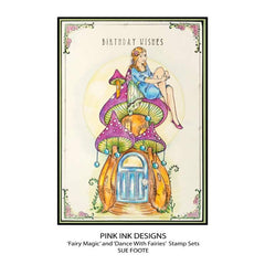 Pink Ink Designs Fairy Magic 6 in x 8 in Clear Stamp Set-6