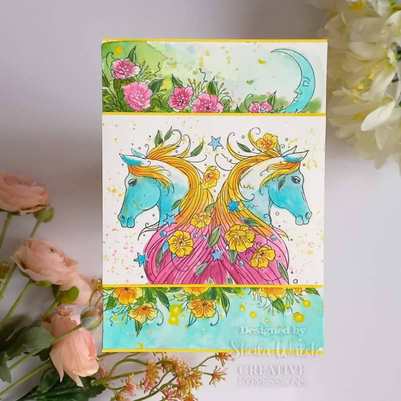 Pink Ink Designs Gemini 6 in x 8 in Clear Stamp Set-2