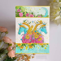 Pink Ink Designs Gemini 6 in x 8 in Clear Stamp Set-2