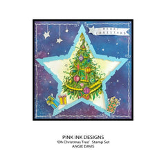 Pink Ink Designs Oh Christmas Tree 6 in x 8 in Clear Stamp Set-5