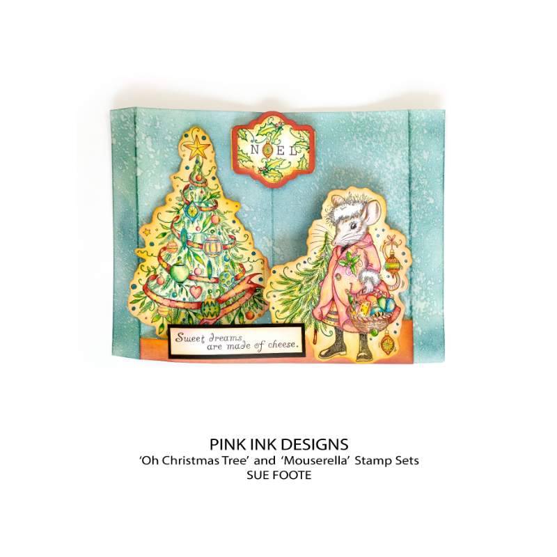 Pink Ink Designs Oh Christmas Tree 6 in x 8 in Clear Stamp Set-9