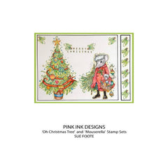 Pink Ink Designs Oh Christmas Tree 6 in x 8 in Clear Stamp Set-10