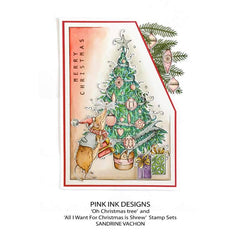 Pink Ink Designs Oh Christmas Tree 6 in x 8 in Clear Stamp Set-11