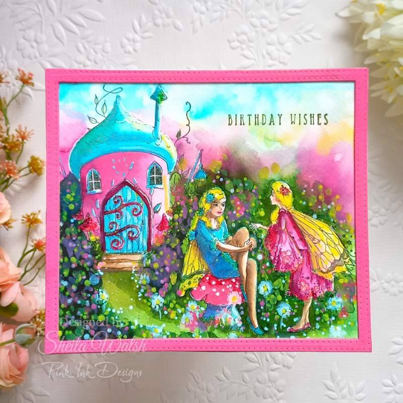 Pink Ink Designs Shine A Light 6 in x 8 in Clear Stamp Set-4