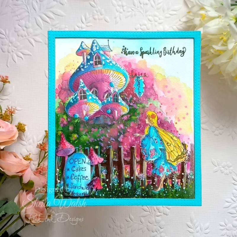 Pink Ink Designs Dance With Fairies 6 in x 8 in Clear Stamp Set-12