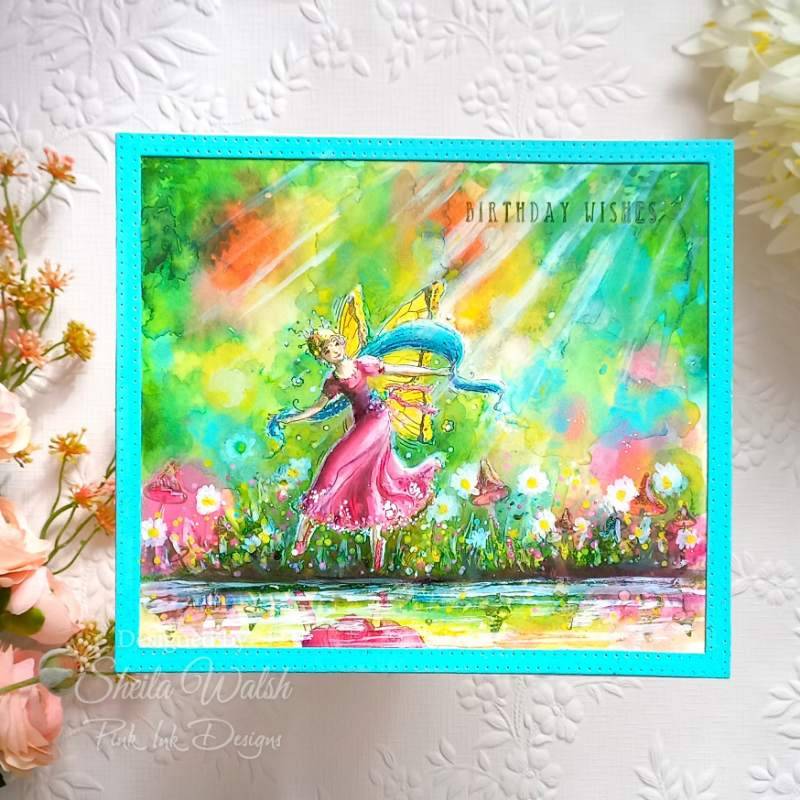 Pink Ink Designs Dance With Fairies 6 in x 8 in Clear Stamp Set-2