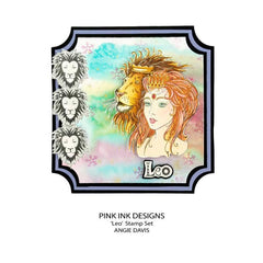 Pink Ink Designs Leo 6 in x 8 in Clear Stamp Set-3
