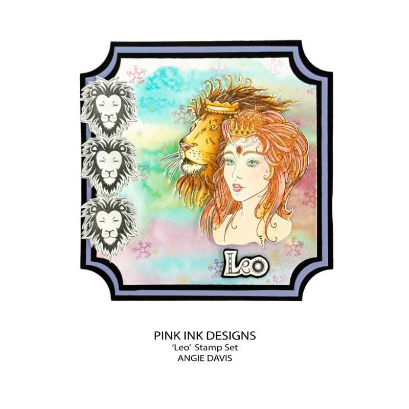 Pink Ink Designs Leo 6 in x 8 in Clear Stamp Set-3