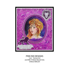 Pink Ink Designs Leo 6 in x 8 in Clear Stamp Set-7