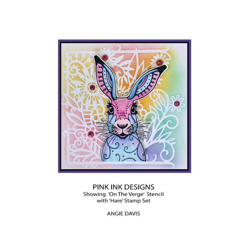 Pink Ink Designs On The Verge 7 in x 7 in Stencil-5