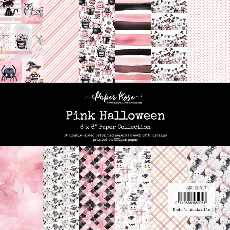 Pink Halloween 6x6 Paper Collection 32817-1