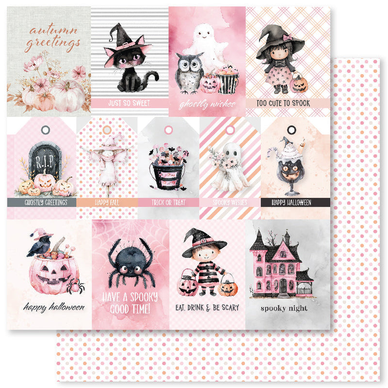 Pink Halloween 12x12 Paper Collection 32796-2