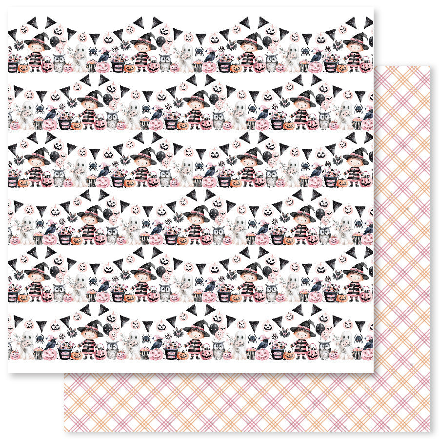 Pink Halloween 12x12 Paper Collection 32796-5