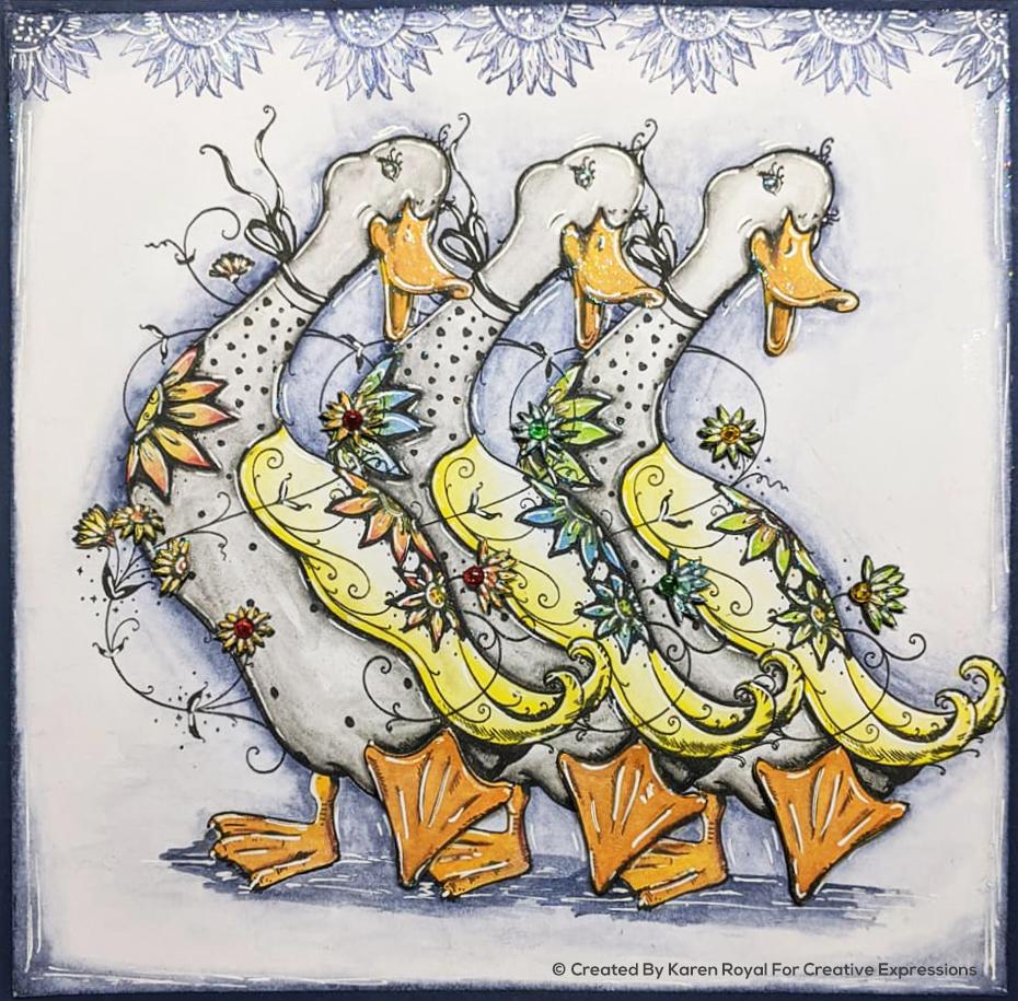 Nip & Duck A5 Clear Stamp Set-5