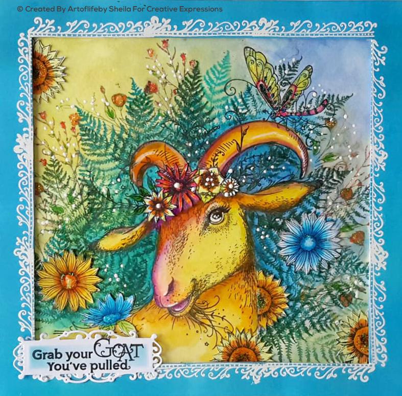 Goatally Gorgeous A5 Clear Stamp Set-3