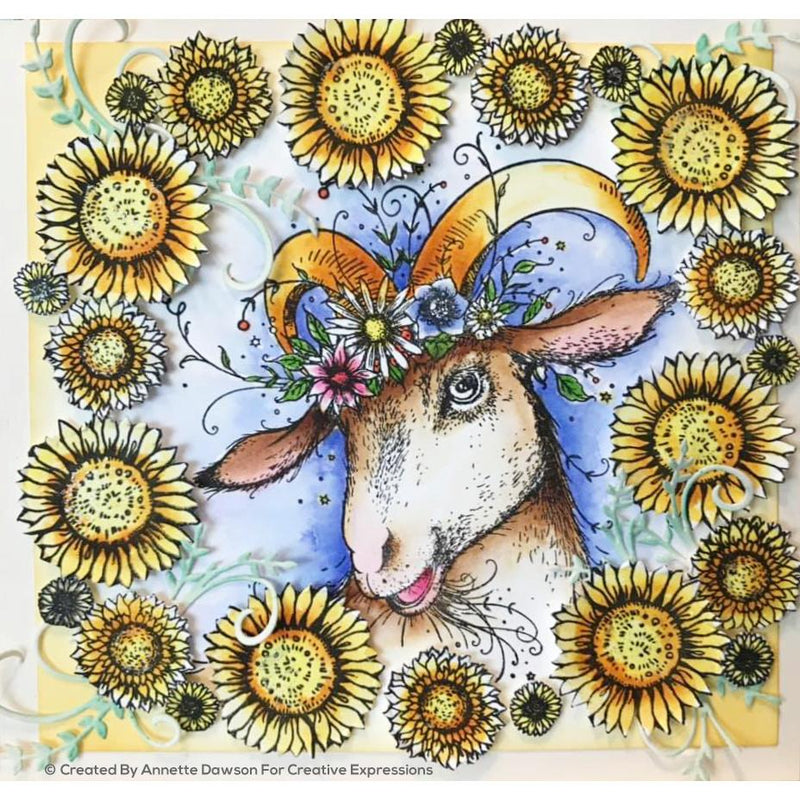 Goatally Gorgeous A5 Clear Stamp Set-2