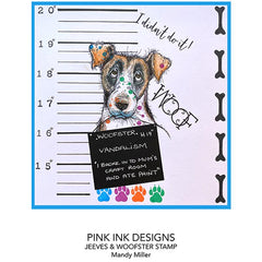 Pink Ink Designs Jeeves & Woofster A5 Clear Stamp Set-4