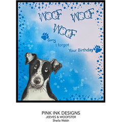 Pink Ink Designs Jeeves & Woofster A5 Clear Stamp Set-5
