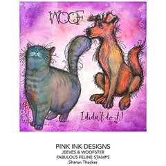 Pink Ink Designs Jeeves & Woofster A5 Clear Stamp Set-11