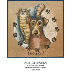 Pink Ink Designs Jeeves & Woofster A5 Clear Stamp Set-10