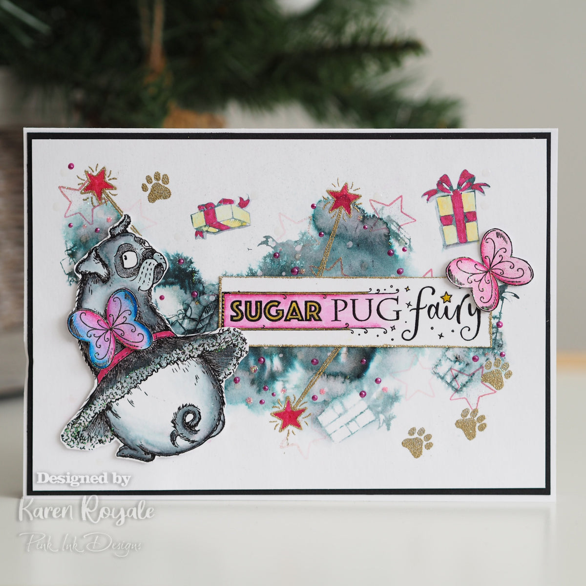 Pink Ink Designs Pawsome Pooch A5 Clear Stamp-5