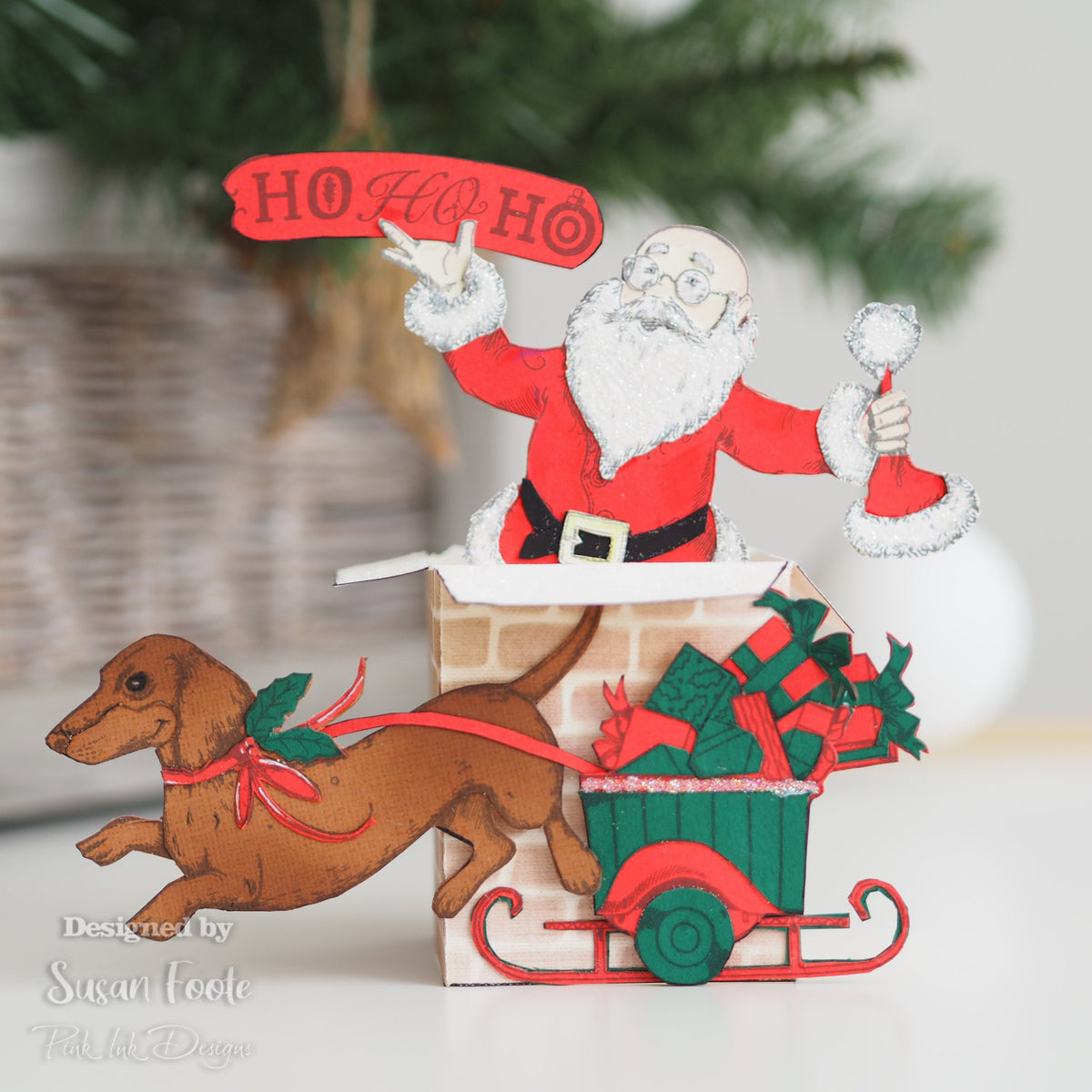 Pink Ink Designs Just Be-Claus A5 Clear Stamp-6