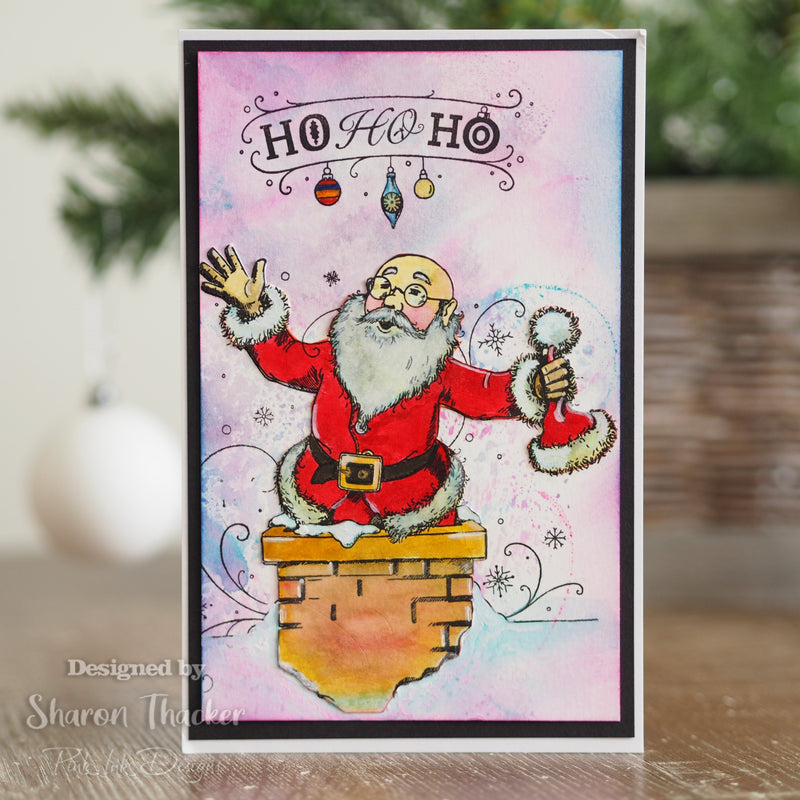 Pink Ink Designs Just Be-Claus A5 Clear Stamp-4