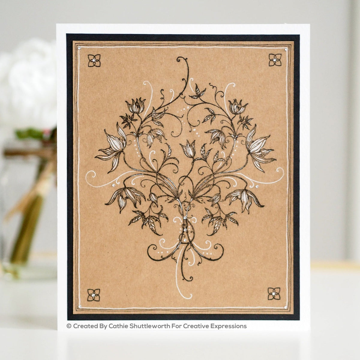 Pink Ink Designs Classic Clematis A5 Clear Stamp Set-2