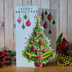 Pink Ink Designs Oh Christmas Tree 6 in x 8 in Clear Stamp Set-2