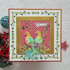 Pink Ink Designs Two Turtle Doves 6 in x 8 in Clear Stamp Set-2