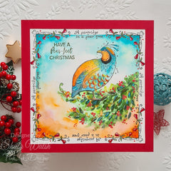 Pink Ink Designs Partridge In A Pear Tree 6 in x 8 in Clear Stamp Set-2