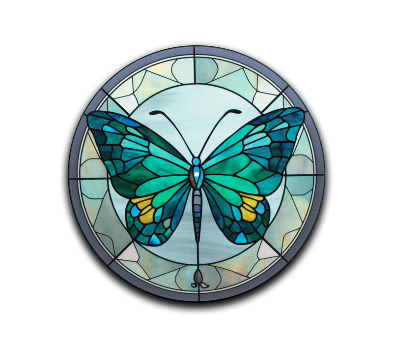 Stained Glass Butterfly Slipmat-1