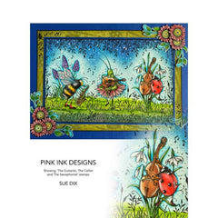 Pink Ink Designs The Cellist A6 Clear Stamp Set-4